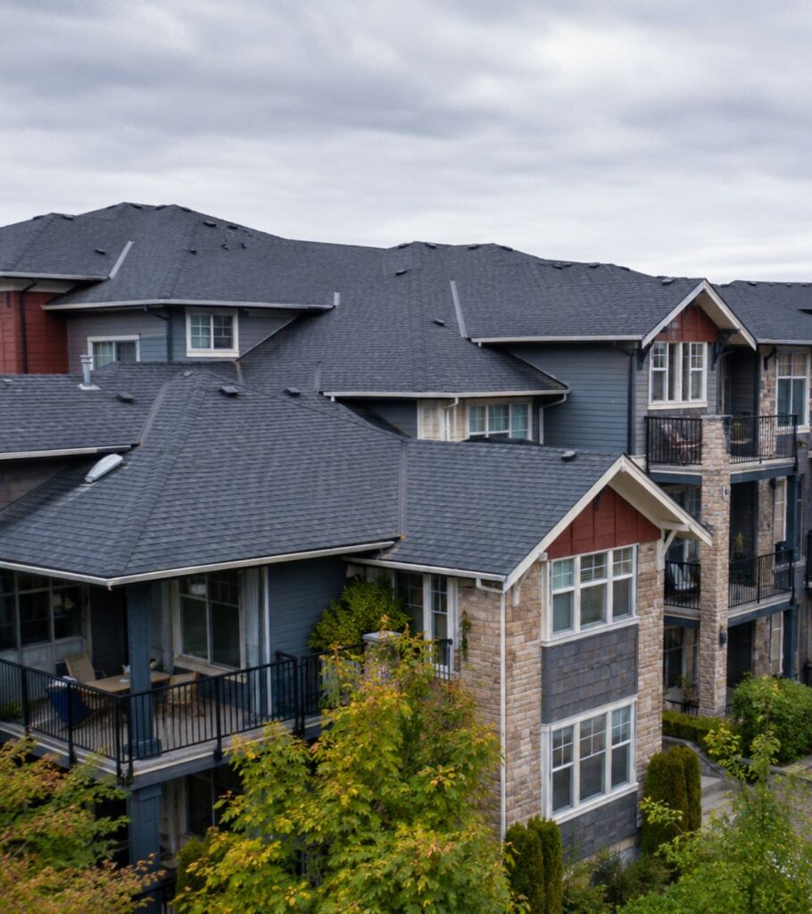 Professional Strata Roofing Surrey BC contractors providing inspections, repairs and roof replacement